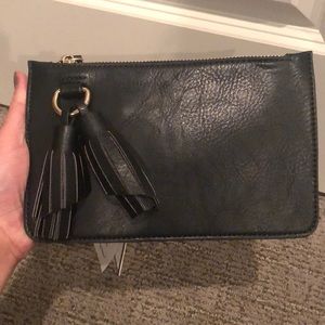 Melie Bianca Black Wristlet